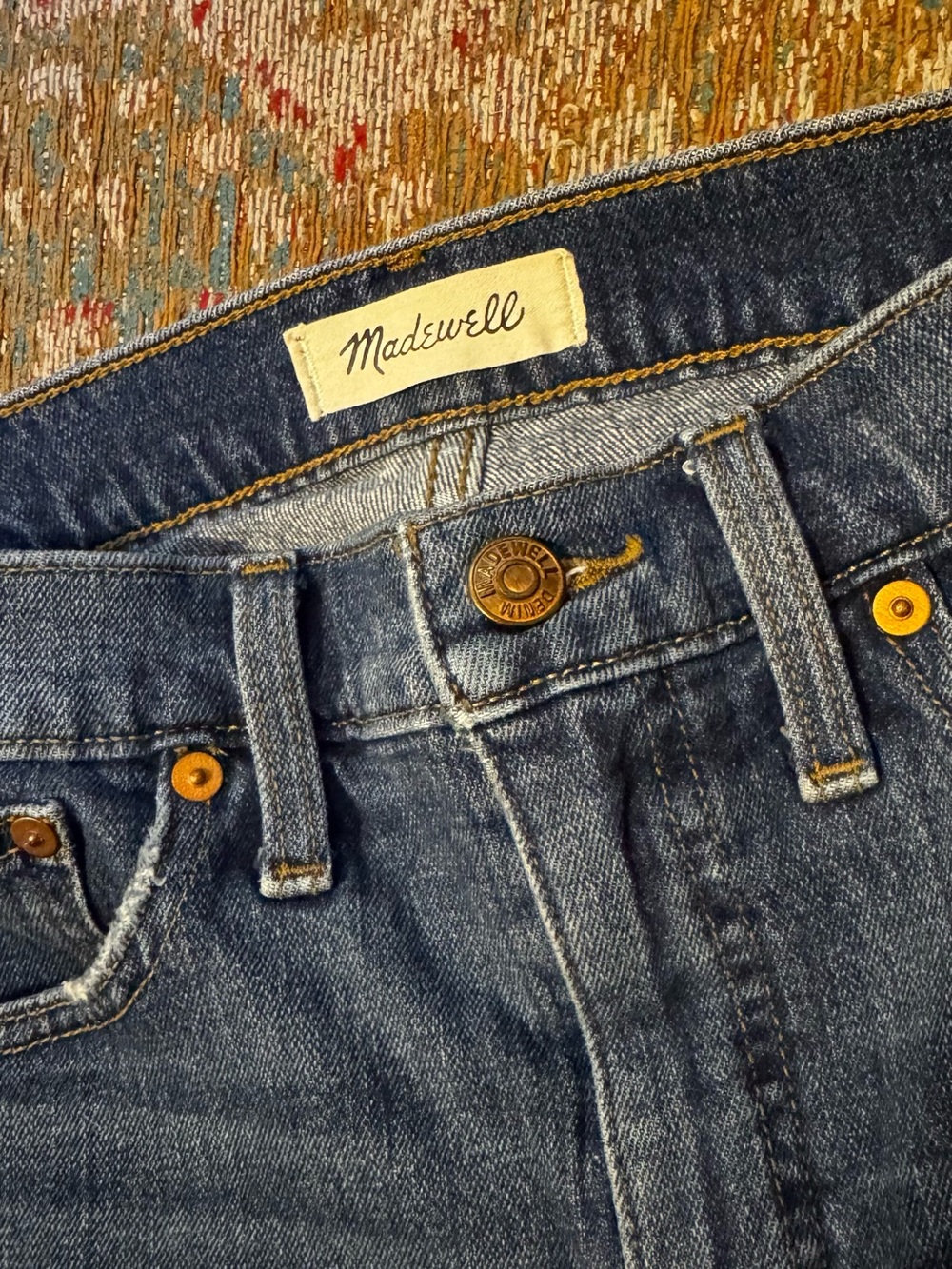 Madewell High-Rise Denim Shorts size 27 - Picture 3 of 9